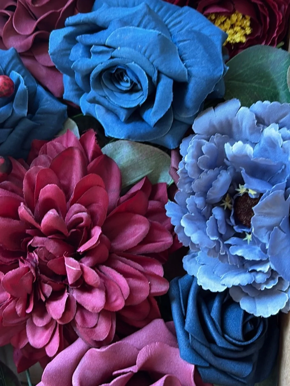 Fake Flowers Table Centerpiece, bridal shower, baby shower, bouquet